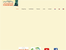 Tablet Screenshot of campingeldorado.com